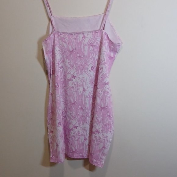 BP. Stretch Butterfly Pattern Cotton  Body-Con Minidress - Picture 8 of 9